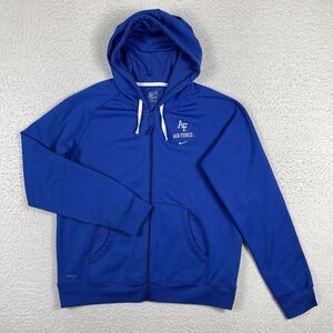 Air Force Sweatshirt Womens Large AF Nike Full Zip Hoodie Football Military USA‎